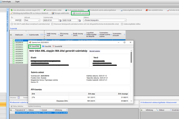 IMA frissítési leírás 3.123.780